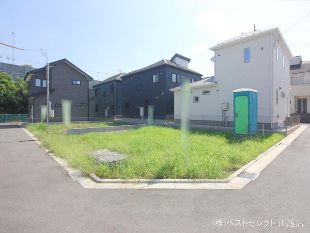 埼玉県川越市南大塚３丁目の新築戸建て更地・土地写真 2024年9月8日撮影