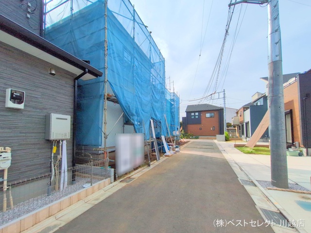 埼玉県川越市南大塚３丁目の新築戸建てシート写真 2024年10月30日撮影