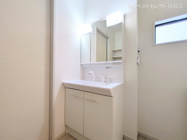 埼玉県川越市南大塚３丁目の新築戸建て洗面所写真 2025年8月28日撮影