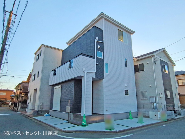 埼玉県川越市氷川町の新築戸建て完成写真 2025年1月8日撮影