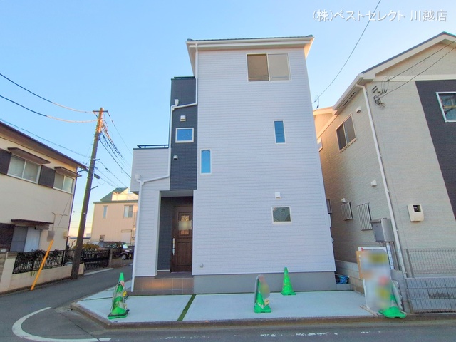 埼玉県川越市氷川町の新築戸建て完成写真 2025年1月8日撮影