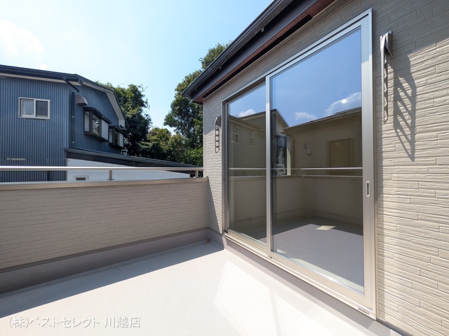 埼玉県川越市仙波町3丁目の新築戸建てバルコニー写真 2025年8月24日撮影