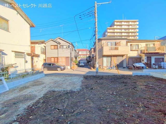 埼玉県川越市仙波町3丁目の新築戸建て更地・土地写真 2024年12月16日撮影