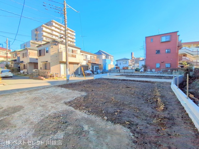 埼玉県川越市仙波町3丁目の新築戸建て更地・土地写真 2024年12月16日撮影