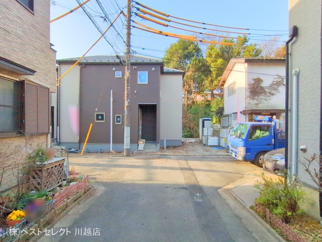 埼玉県川越市仙波町3丁目の新築戸建て外構写真 2025年3月25日撮影