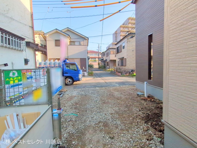 埼玉県川越市仙波町3丁目の新築戸建て外構写真 2025年3月25日撮影