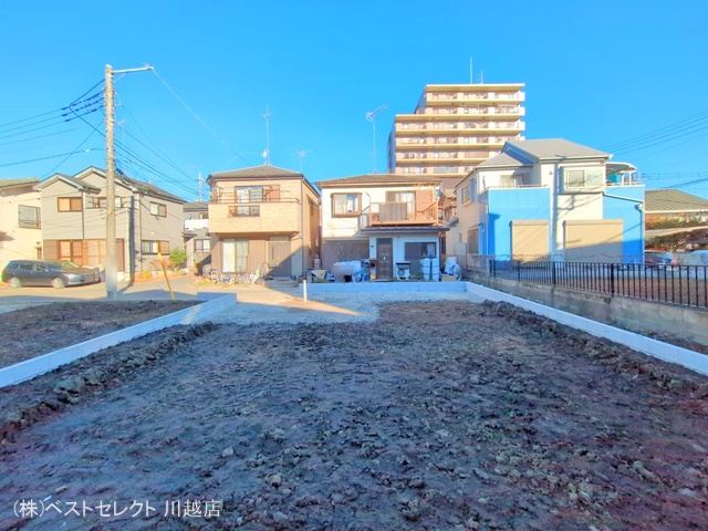 埼玉県川越市仙波町3丁目の新築戸建て更地・土地写真 2024年12月16日撮影