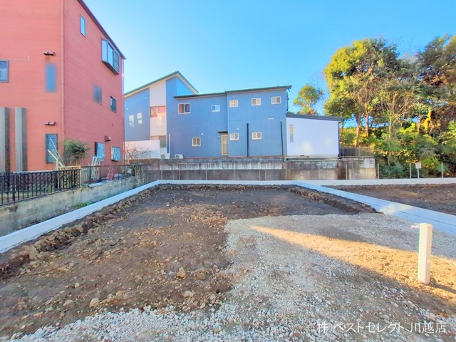 埼玉県川越市仙波町3丁目の新築戸建て更地・土地写真 2024年12月16日撮影