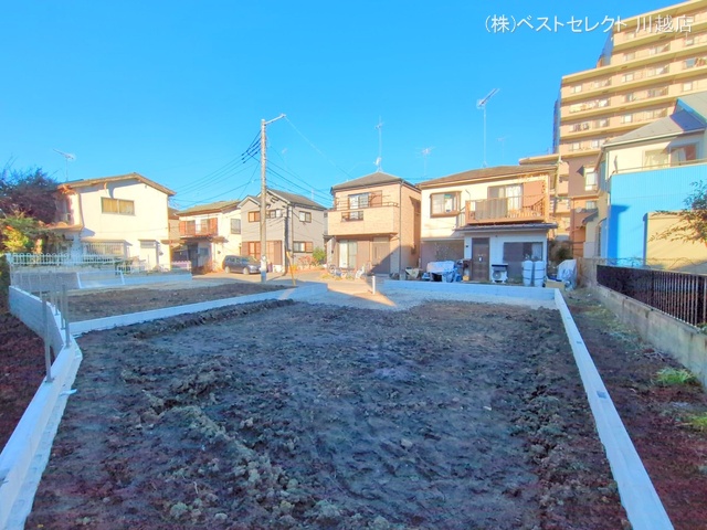 埼玉県川越市仙波町3丁目の新築戸建て更地・土地写真 2024年12月16日撮影