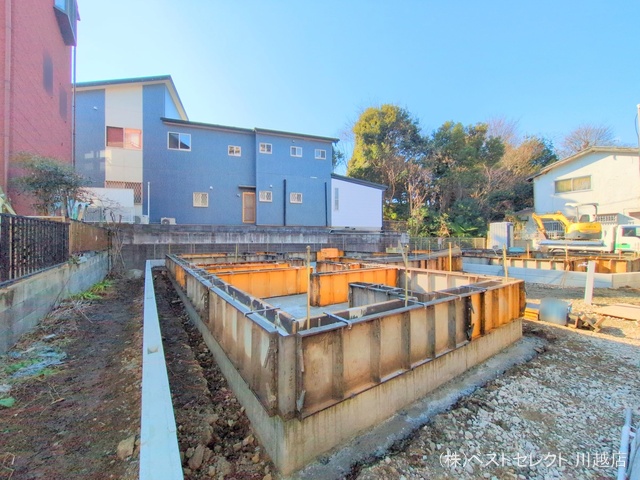 埼玉県川越市仙波町3丁目の新築戸建て基礎写真 2025年1月14日撮影