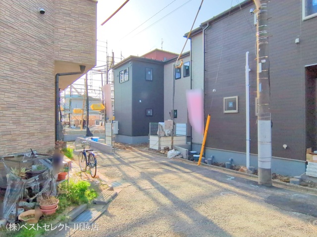 埼玉県川越市仙波町3丁目の新築戸建て外構写真 2025年3月25日撮影