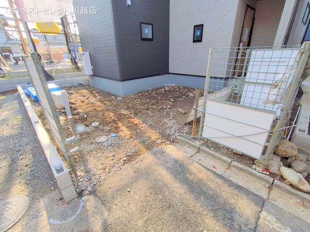 埼玉県川越市仙波町3丁目の新築戸建て外構写真 2025年3月25日撮影