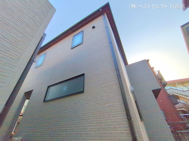 埼玉県川越市仙波町3丁目の新築戸建て外構写真 2025年3月25日撮影