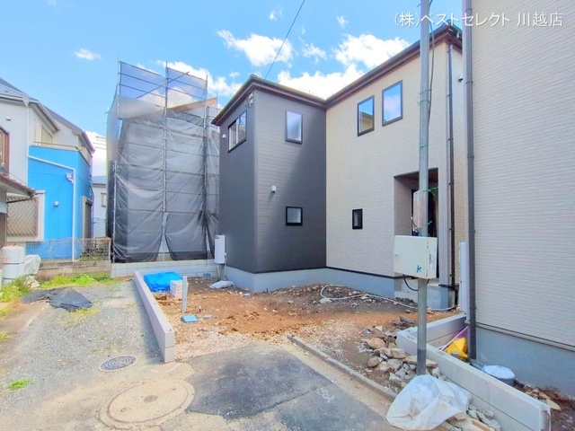埼玉県川越市仙波町3丁目の新築戸建て外構写真 2025年4月14日撮影