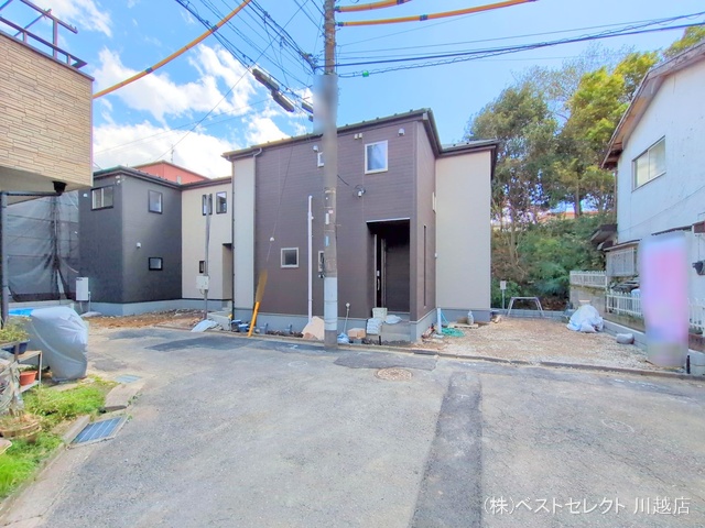 埼玉県川越市仙波町3丁目の新築戸建て外構写真 2025年4月14日撮影