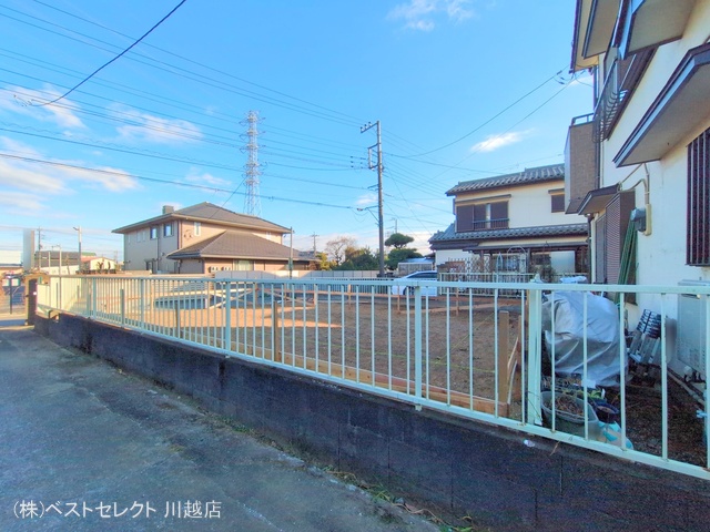 埼玉県川越市上野田町の新築戸建て更地・土地写真 2025年1月15日撮影