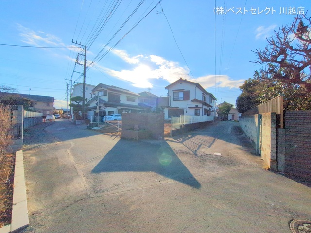 埼玉県川越市上野田町の新築戸建て更地・土地写真 2025年1月15日撮影