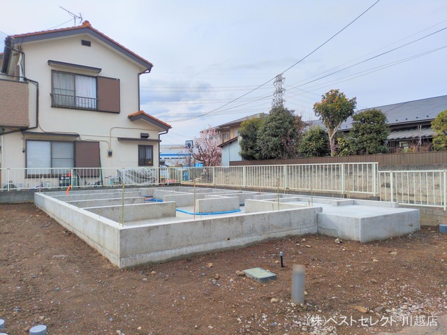 埼玉県川越市上野田町の新築戸建て基礎写真 2025年3月5日撮影