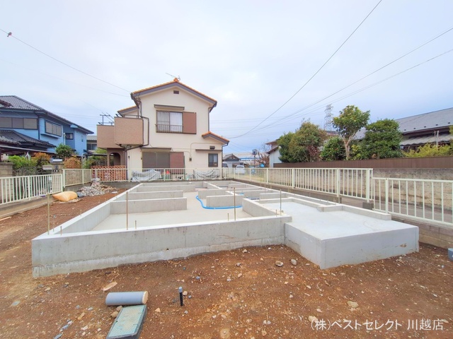 埼玉県川越市上野田町の新築戸建て基礎写真 2025年3月30日撮影