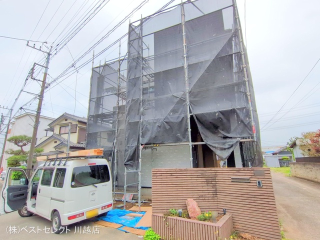 埼玉県川越市上野田町の新築戸建てシート写真 2025年5月18日撮影