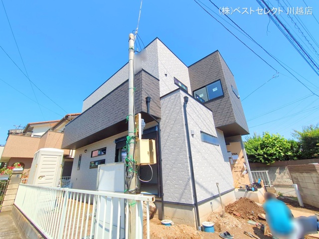 埼玉県川越市上野田町の新築戸建て外構写真 2025年6月4日撮影