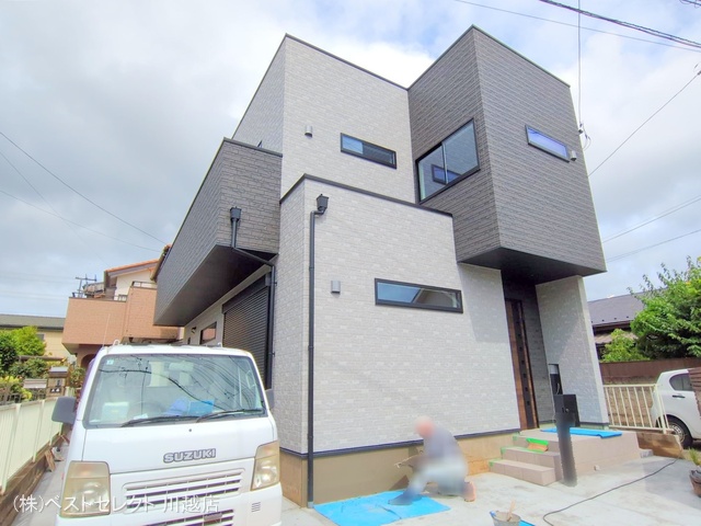 埼玉県川越市上野田町の新築戸建て外構写真 2025年6月25日撮影