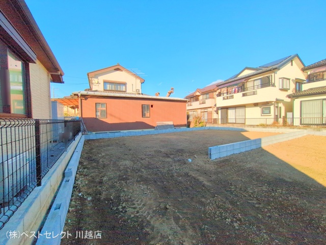 埼玉県川越市宮元町の新築戸建て更地・土地写真 2025年1月27日撮影