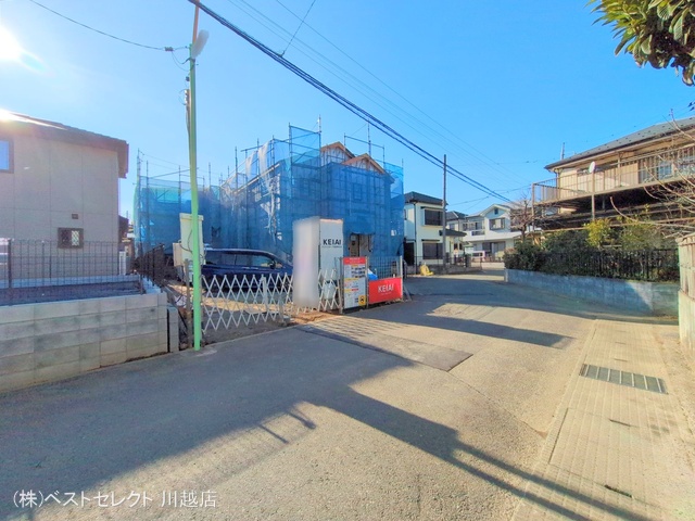 埼玉県川越市宮元町の新築戸建て上棟写真 2025年3月16日撮影