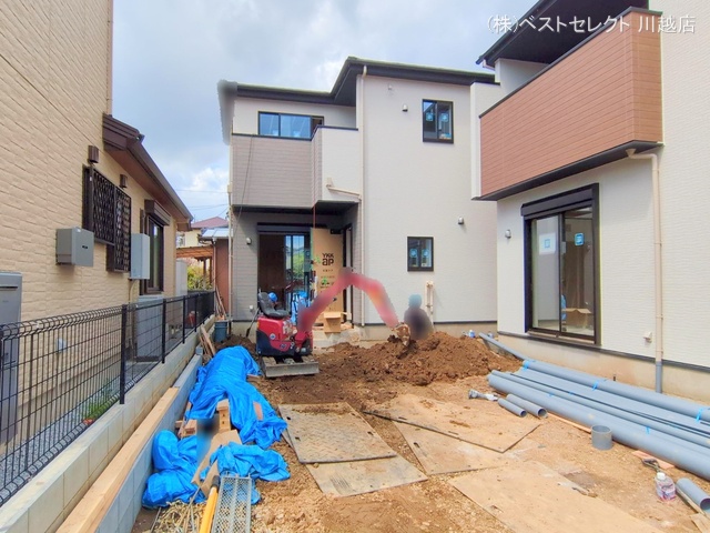 埼玉県川越市宮元町の新築戸建て外構写真 2025年4月14日撮影