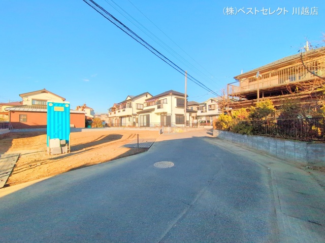 埼玉県川越市宮元町の新築戸建て更地・土地写真 2025年1月27日撮影