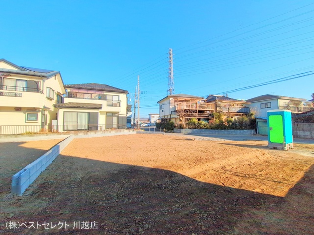 埼玉県川越市宮元町の新築戸建て更地・土地写真 2025年1月27日撮影