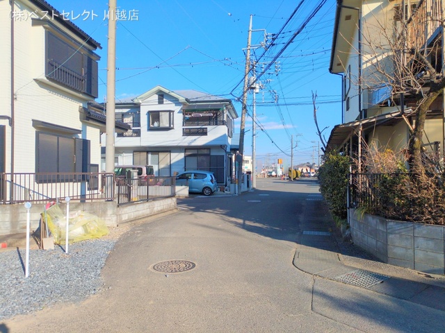 埼玉県川越市宮元町の新築戸建て更地・土地写真 2025年1月27日撮影