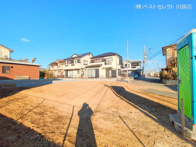 埼玉県川越市宮元町の新築戸建て更地・土地写真 2025年1月27日撮影