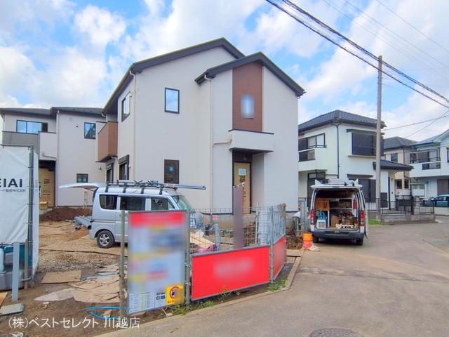 埼玉県川越市宮元町の新築戸建て外構写真 2025年4月14日撮影