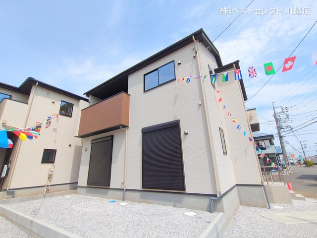 埼玉県川越市宮元町の新築戸建て完成写真 2025年5月28日撮影