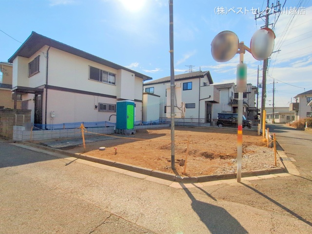 埼玉県川越市南大塚5丁目の新築戸建て更地・土地写真 2025年2月11日撮影