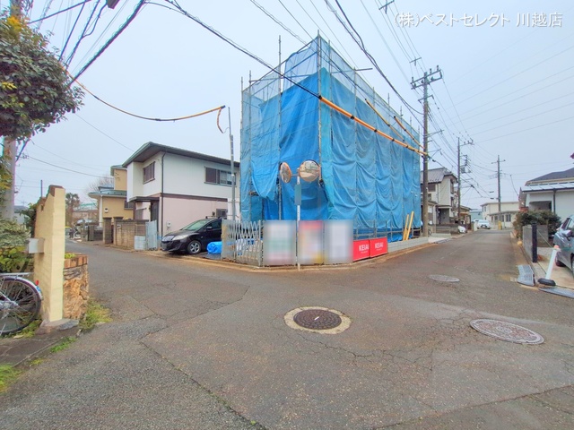 埼玉県川越市南大塚5丁目の新築戸建て上棟写真 2025年3月11日撮影