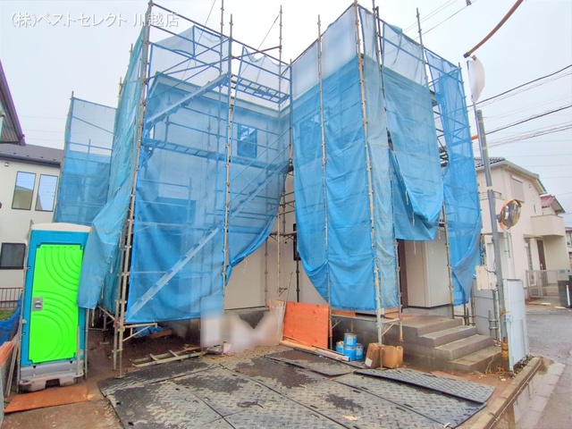 埼玉県川越市南大塚5丁目の新築戸建てシート写真 2025年4月13日撮影
