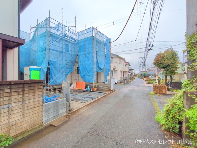 埼玉県川越市南大塚5丁目の新築戸建てシート写真 2025年4月13日撮影
