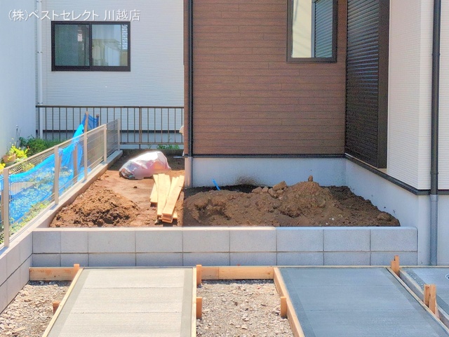 埼玉県川越市南大塚5丁目の新築戸建て外構写真 2025年5月7日撮影