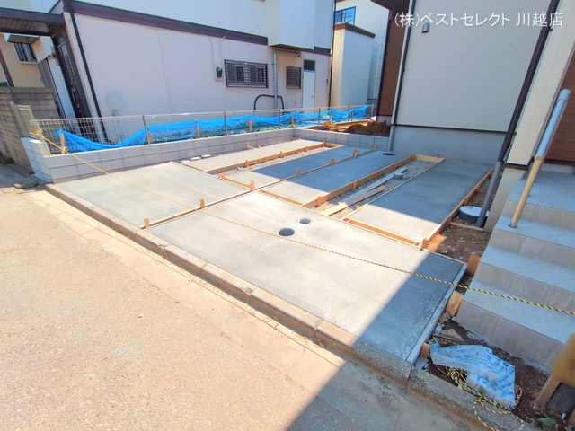 埼玉県川越市南大塚5丁目の新築戸建て外構写真 2025年5月7日撮影