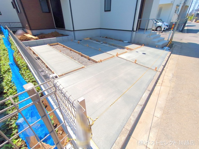 埼玉県川越市南大塚5丁目の新築戸建て外構写真 2025年5月7日撮影