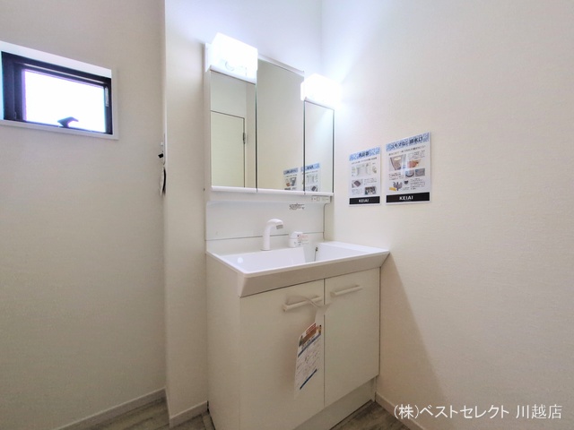 埼玉県川越市南大塚5丁目の新築戸建て洗面所写真 2025年8月28日撮影