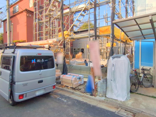 埼玉県川越市仙波町3丁目の新築戸建て基礎写真 2025年3月25日撮影