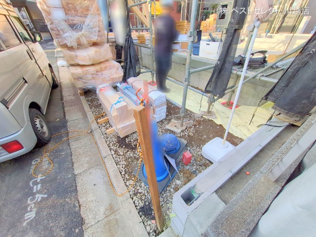 埼玉県川越市仙波町3丁目の新築戸建て基礎写真 2025年3月25日撮影