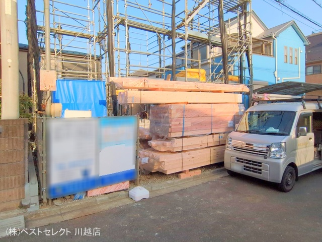 埼玉県川越市仙波町3丁目の新築戸建て基礎写真 2025年3月25日撮影