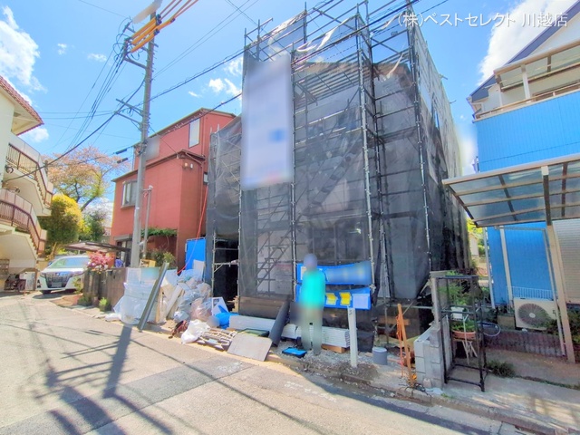 埼玉県川越市仙波町3丁目の新築戸建てシート写真 2025年4月14日撮影
