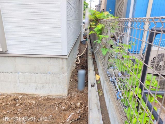 埼玉県川越市仙波町3丁目の新築戸建て外構写真 2025年5月11日撮影
