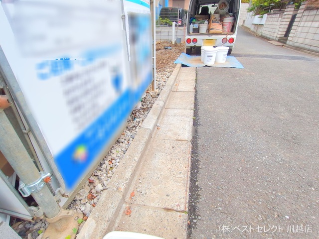 埼玉県川越市仙波町3丁目の新築戸建て外構写真 2025年5月11日撮影