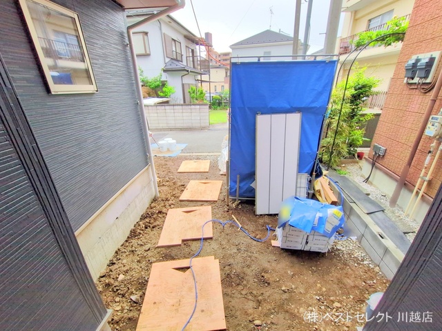 埼玉県川越市仙波町3丁目の新築戸建て外構写真 2025年5月11日撮影